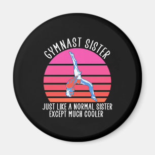 Gymnast Sister Magnet