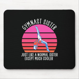 Gymnast Sister Mouse Mat