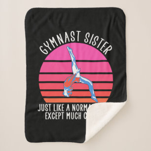 Gymnast Sister Sherpa Blanket