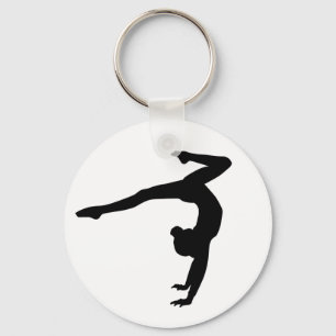 Gymnast Stag Handstand Gifts Key Ring
