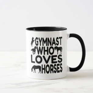 Gymnast Who Loves Horses Mug