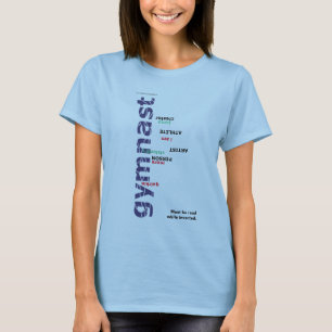 Gymnast Womens Girls Inverted T-Shirt