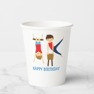 Gymnastic Birthday Party Decorations Paper Cup