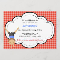 Gymnastic Boy Competition (Red)