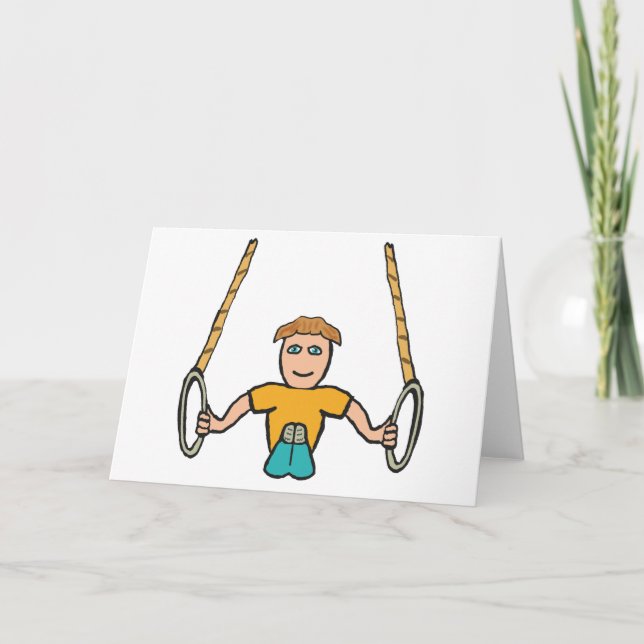 Gymnastic Rings Card (Front)