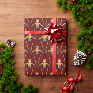 Gymnastic Rings Wrapping Paper
