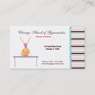 Gymnastic School Business Card