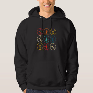 Gymnastic Wheel Gymnastics Athlete  Gymnast Cheerl Hoodie