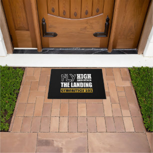 Gymnastics 101 Fly High - Bar Gymnast Doormat