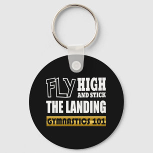 Gymnastics 101 Fly High - Bar Gymnast Key Ring