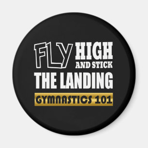 Gymnastics 101 Fly High - Bar Gymnast Magnet