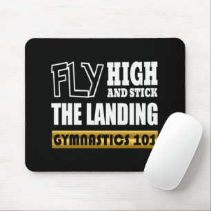 Gymnastics 101 Fly High - Bar Gymnast Mouse Mat