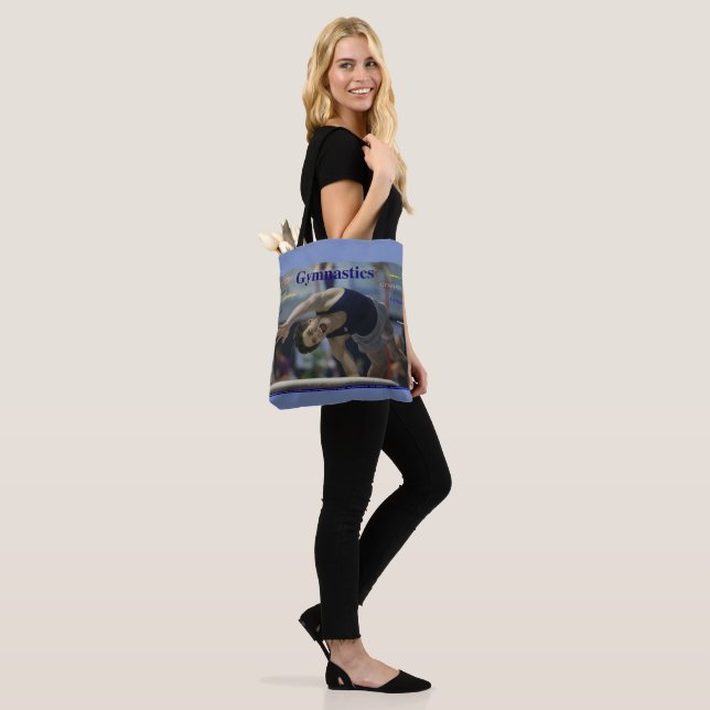 GYMNASTICS #1,  Julius Neuber on vault Tote Bag (On Model)