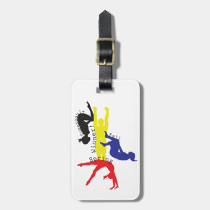 Gymnastics 365 luggage tag