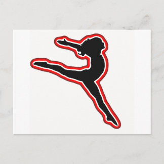 Gymnastics 3 postcard