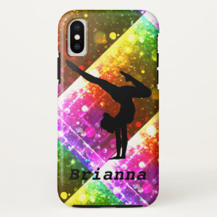 Gymnastics Abstract Handstand iPhone XS Case