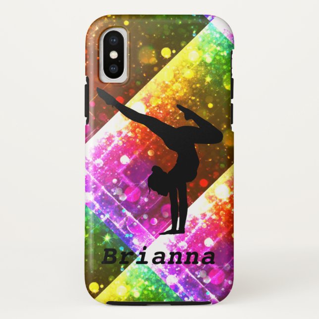 Gymnastics Abstract Handstand Case-Mate iPhone Case (Back)