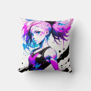 Gymnastics Abstract Spirit of the Gymnast Cushion