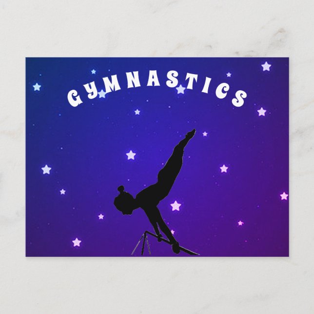 Gymnastics Academy to Students Holiday Postcard (Front)