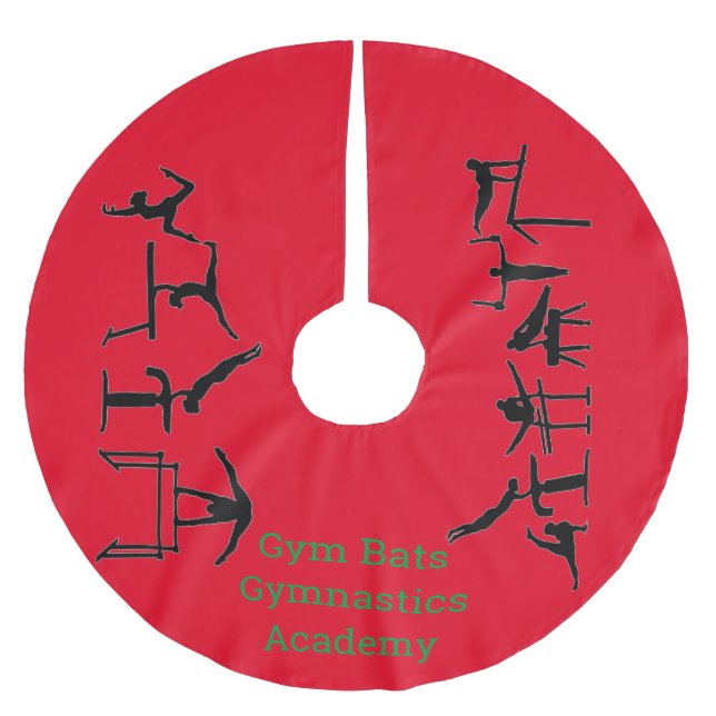 Gymnastics Academy Tree Skirt (Front)