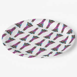 Gymnastics Acrobatics Dance Recital Acro Gymnast Paper Plate