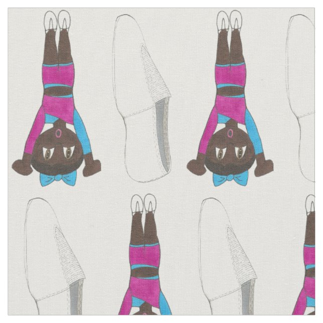 Gymnastics Acrobatics Tumbling Dance Studio Gym Fabric (Close Up)