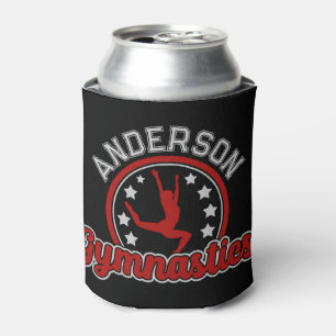 Gymnastics ADD NAME Gymnast Vault Floor Athlete  Can Cooler