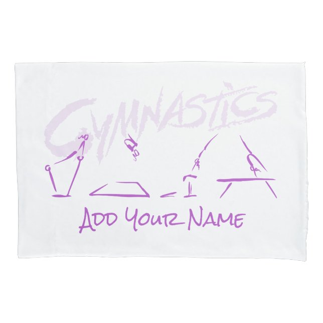 Gymnastics All Around Pillow Case (Front)