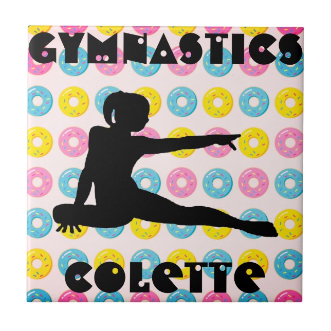 Gymnastics and Doughnuts Tile (Front)
