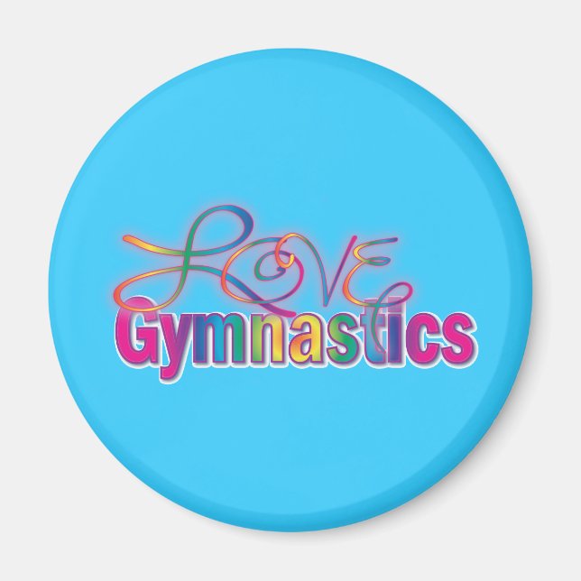 Gymnastics Apparel Magnet (Front)