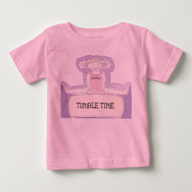 Gymnastics Baby T-Shirt (Front)
