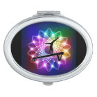 Gymnastics Balance Beam Compact Mirror