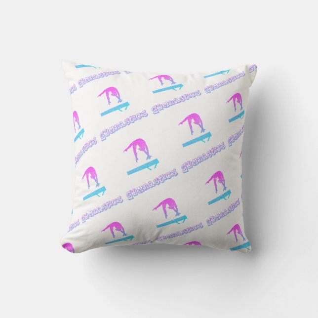 Gymnastics Balance Beam Print   Cushion (Front)