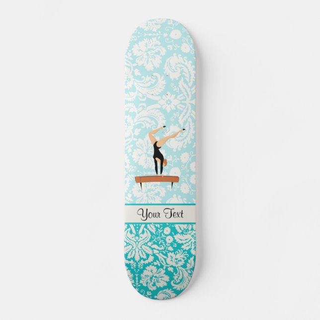 Gymnastics Balance Beam Skateboard (Front)
