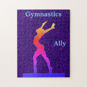 Gymnastics Balance Beam Sparkle Puzzle