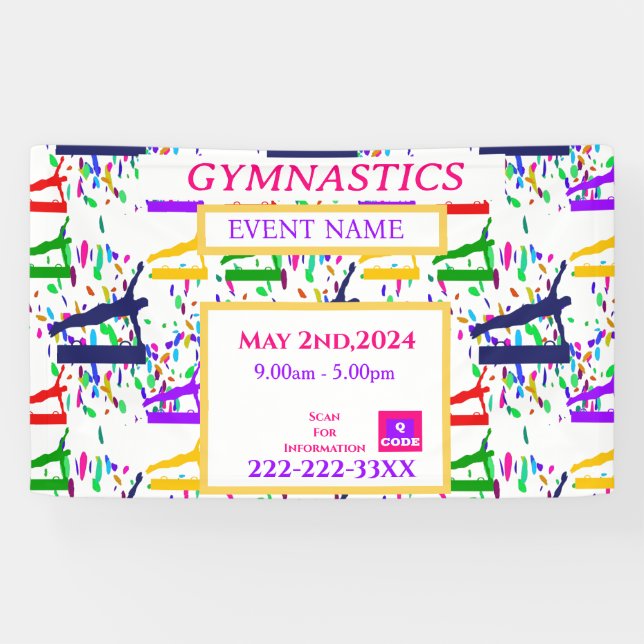  GYMNASTICS  BANNER (Horizontal)