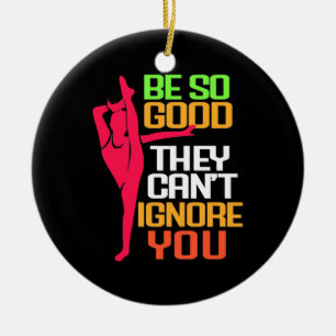 Gymnastics Be So Good Ceramic Tree Decoration