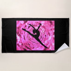 Gymnastics beach towel. beach towel
