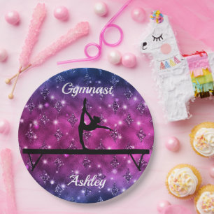 Gymnastics Beam Glam   Paper Plate