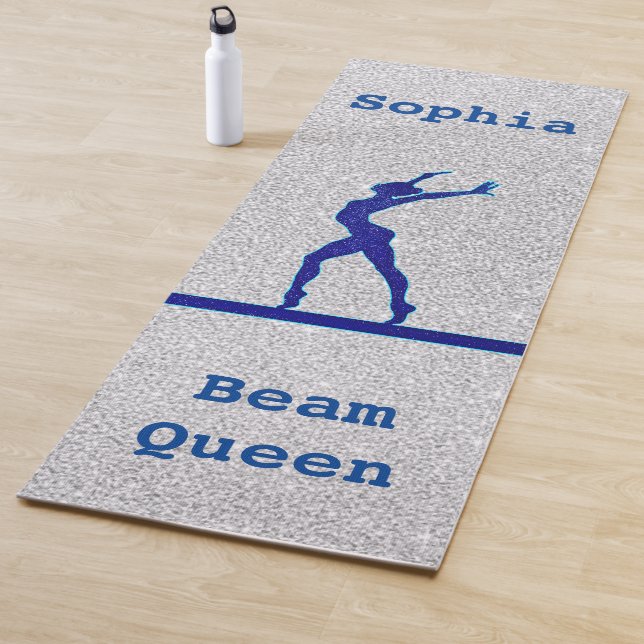 Gymnastics Beam Queen Custom Yoga Mat (In Situ)