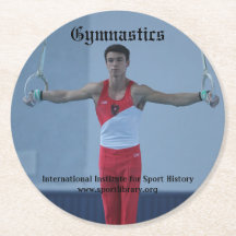 GYMNASTICS Beer Mat, Coaster set of six, Johannes