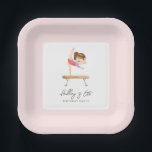 Gymnastics Birthday Party Plates<br><div class="desc">Gymnastics Birthday Party Plates
Ready to be personalised by you!</div>