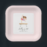 Gymnastics Birthday Party Plates<br><div class="desc">Gymnastics Birthday Party Plates
Ready to be personalised by you!</div>