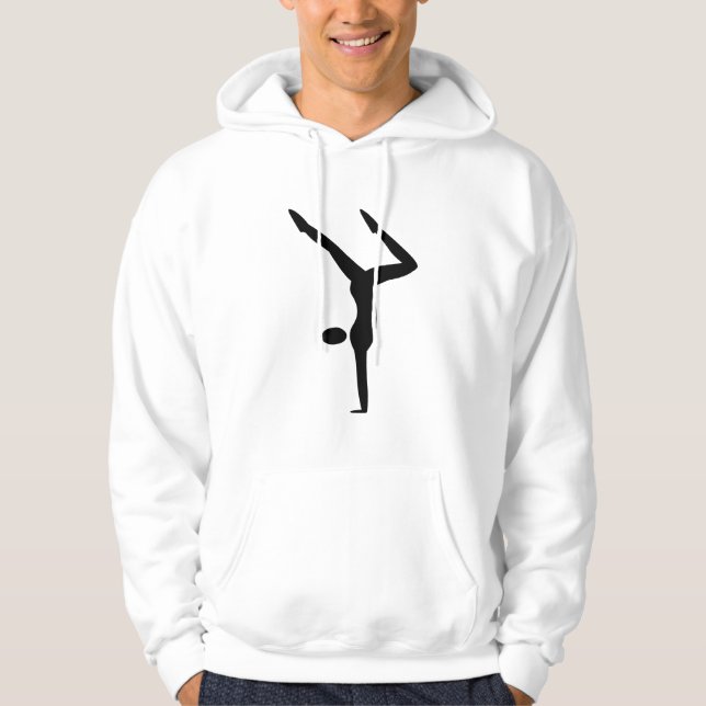 Gymnastics - Black Hoodie (Front)
