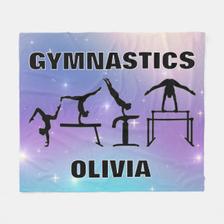 Gymnastics Blanket Purple Turquoise