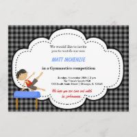 Gymnastics Boy Competition (Black)