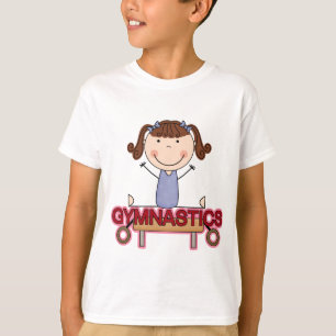 GYMNASTICS - Brunette Girl Splits Tshirts and Gift