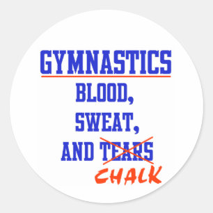 Gymnastics BS&C Classic Round Sticker