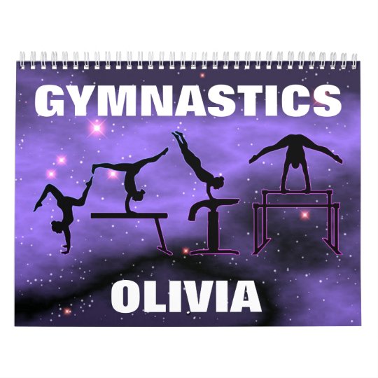 Gymnastics Calendar Zazzle.co.uk