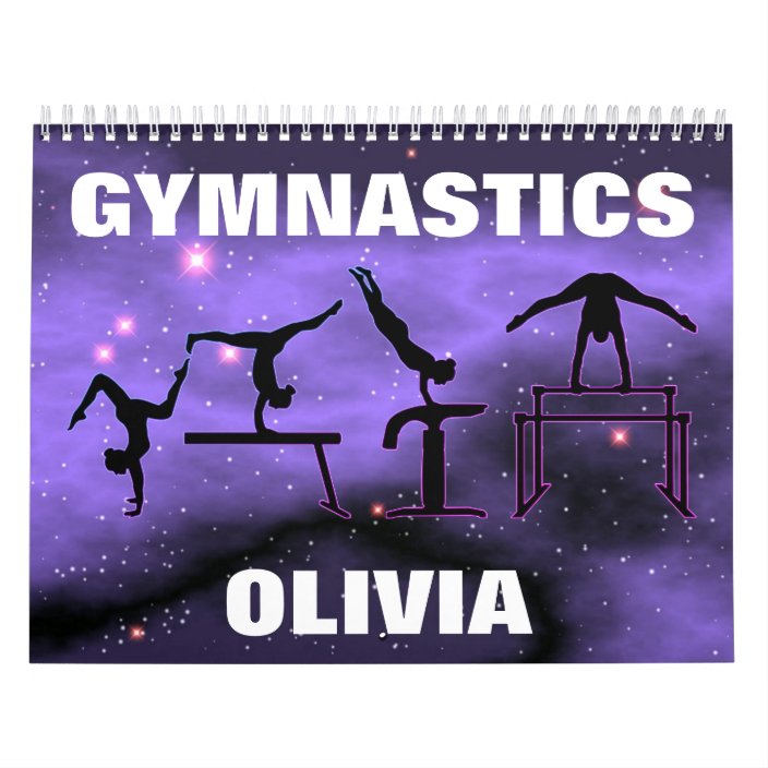 Gymnastics Calendar Zazzle.co.uk